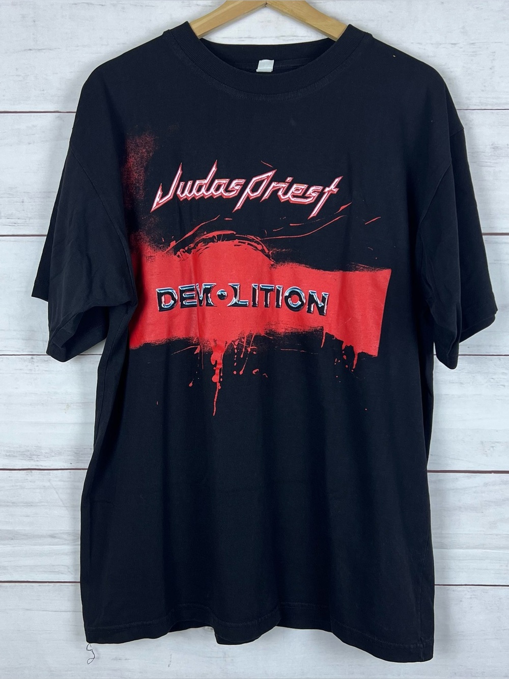 Vintage 2002 Judas Priest Demolition World Tour Shirt XL Heavy Metal Band Rock